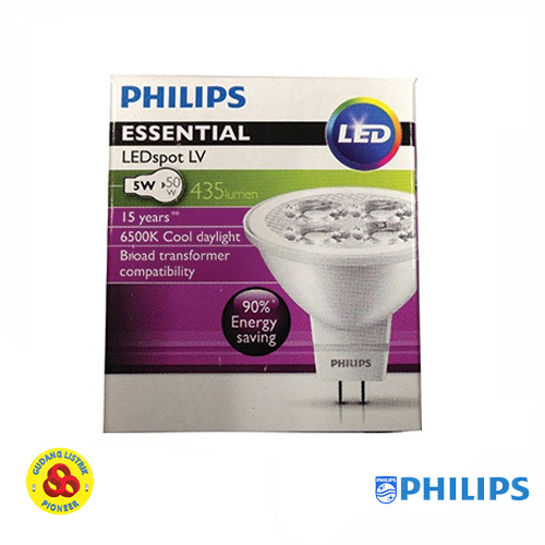 LED HALOGEN PHILIPS ESSENTIAL MR16 LED 5-50W WW PHILIPS