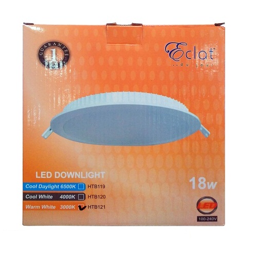 DOWNLIGHT LED ECLAT 18W CDL 6500K D178mm